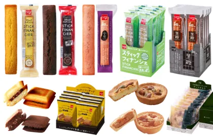 スティックフィナンシェ、フィナンシェサンド、タルト