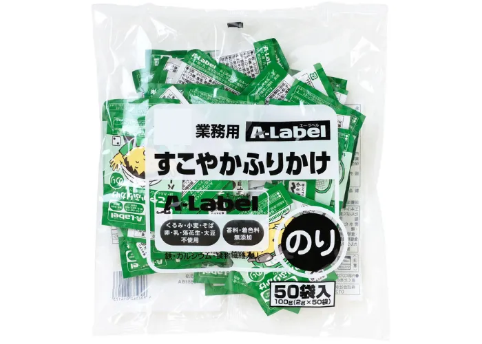 [200]　【アレルギー対応食品】業務用A-Labelすこやかふりかけのり(460122)