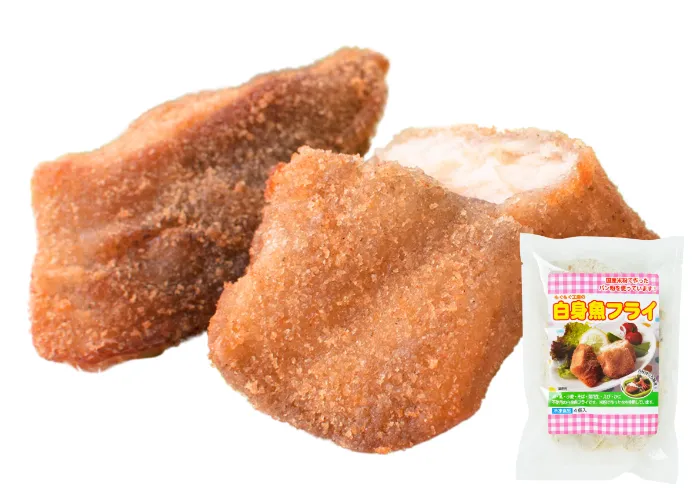 [200]　【アレルギー対応食品】もぐもぐ工房の白身魚フライ(390057)