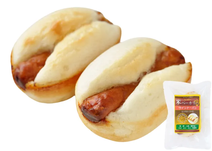 [200]　【アレルギー対応食品】もぐもぐ工房の米（マイ）ベーカリーウインナーパン(390038)