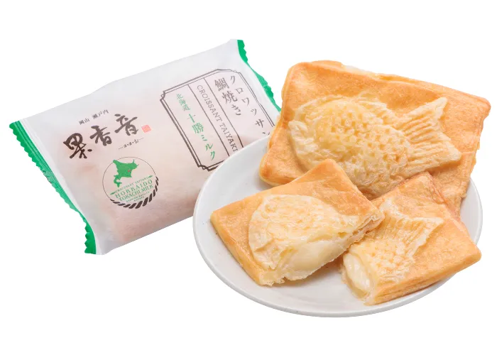 [218]　クロワッサン鯛焼き 北海道十勝ミルク
