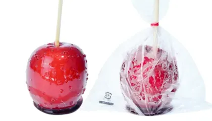 丸ごとアイスリンゴ飴