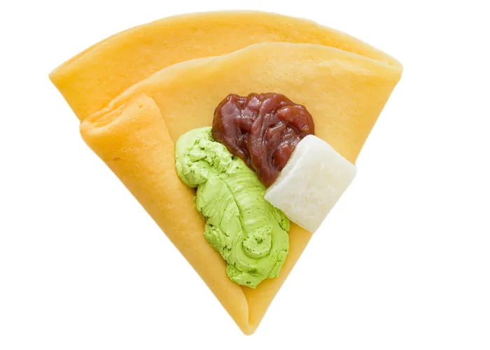 [215]　プチクレープ抹茶あずき