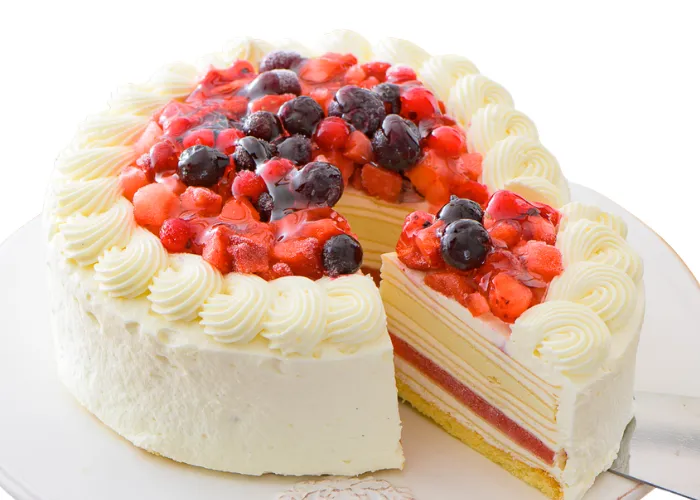 [215]　プレミアムホワイトチョコミルクレープ（5号）