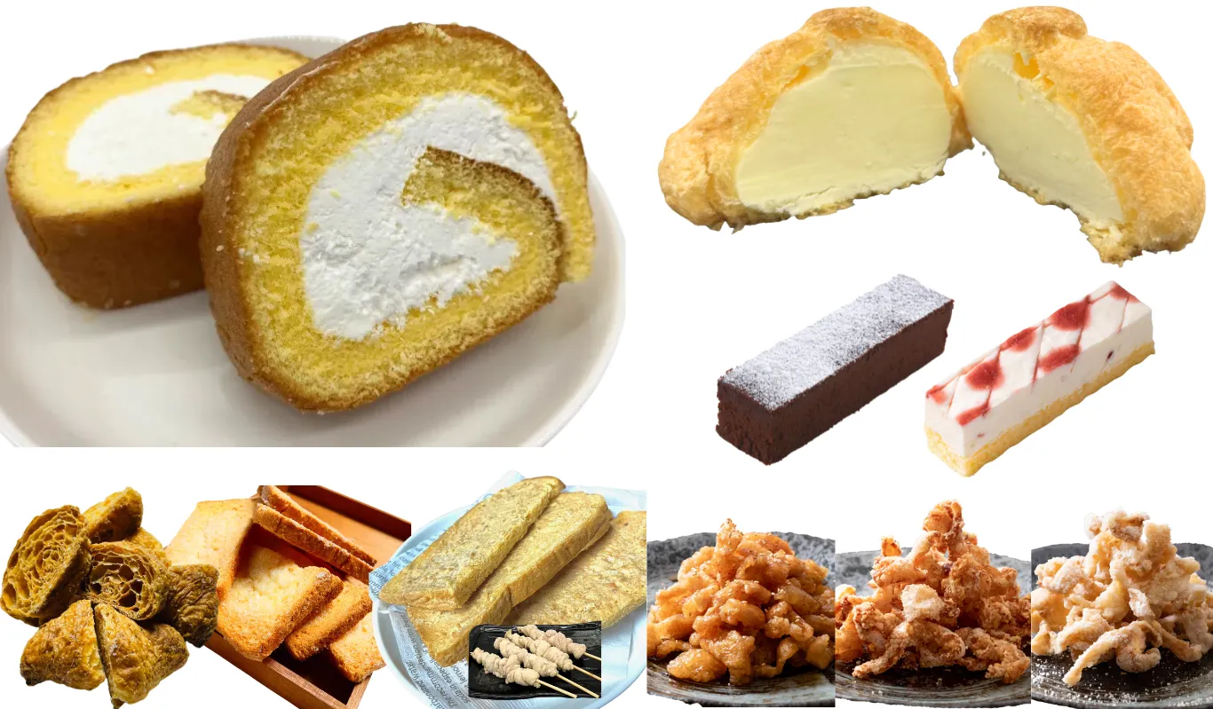 シュークリーム・ラスク・鶏皮