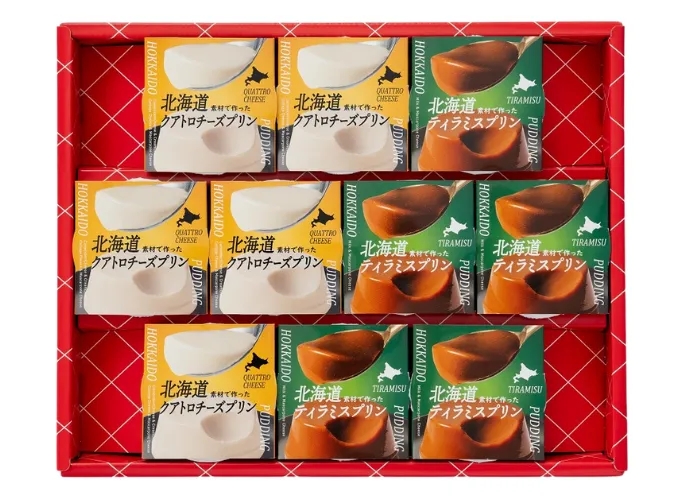 [230]　北海道クアトロチーズプリン＆ティラミスプリン10個入