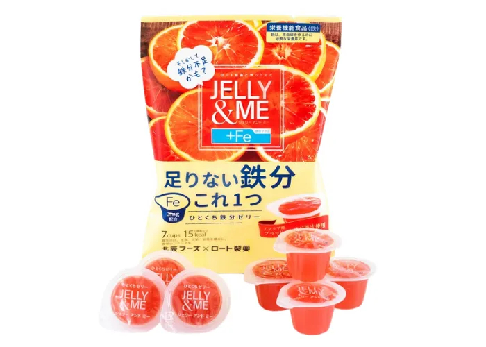 [230]　JELLY＆ME鉄分ブラッドオレンジゼリー7個入