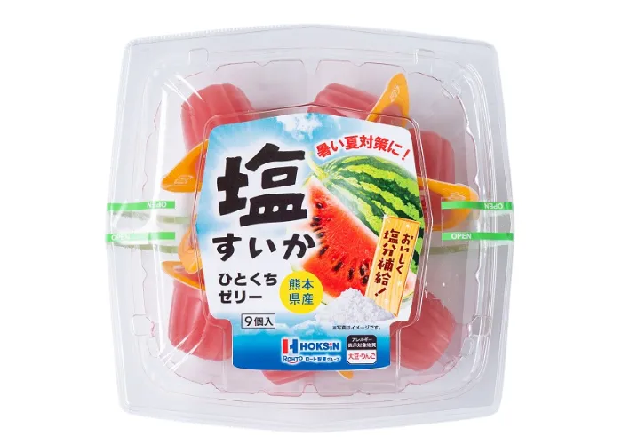 [230]　熊本県産塩すいかひとくちゼリー9個入(5/15～8/31)[限定販売5月～8月]