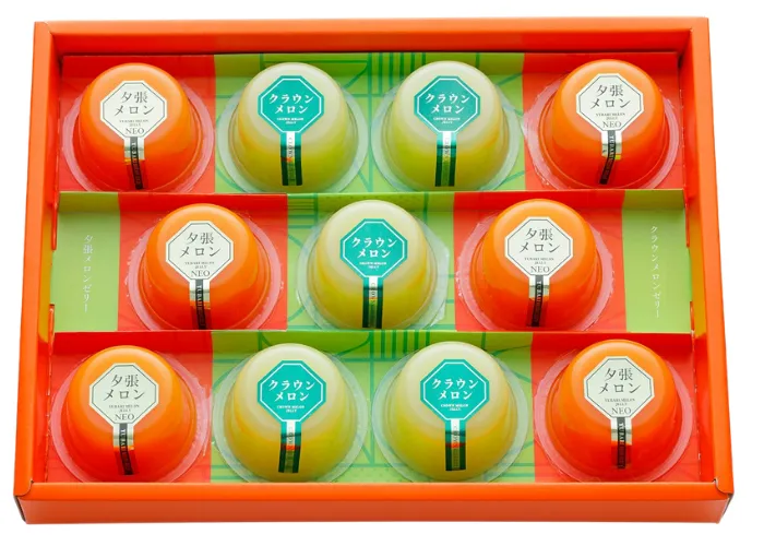 [230]　夕張メロンゼリー＆クラウンメロンゼリー食べ比べセット11個入