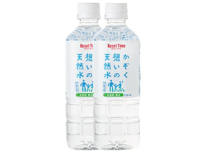 [97]　かぞく想いの天然水 500mlペットボトル 5年保存
