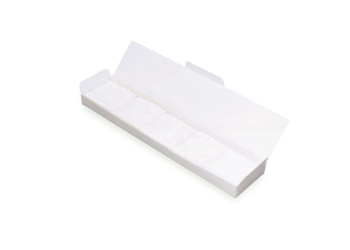 [10]　冷凍ぎゅうひクレープ（白）8cm角