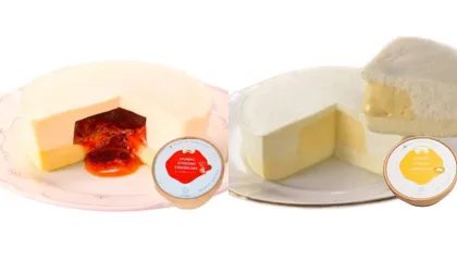 あふれる苺のチーズケーキ