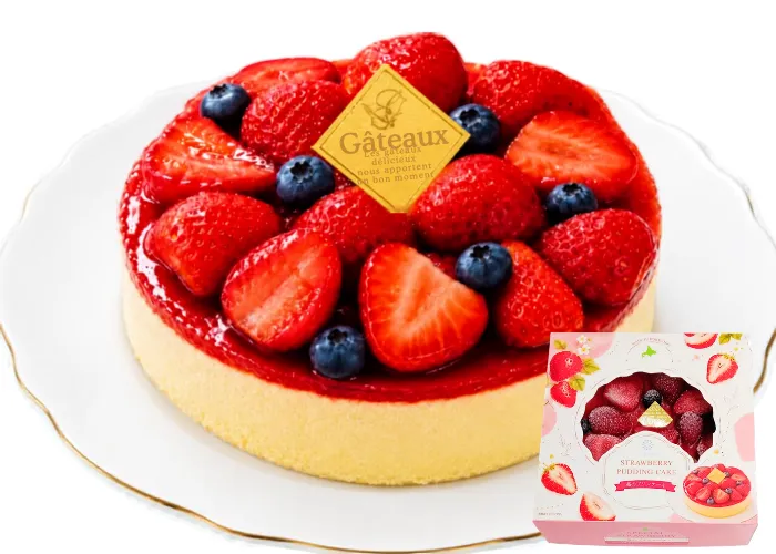 [171]　苺のプリンケーキ
