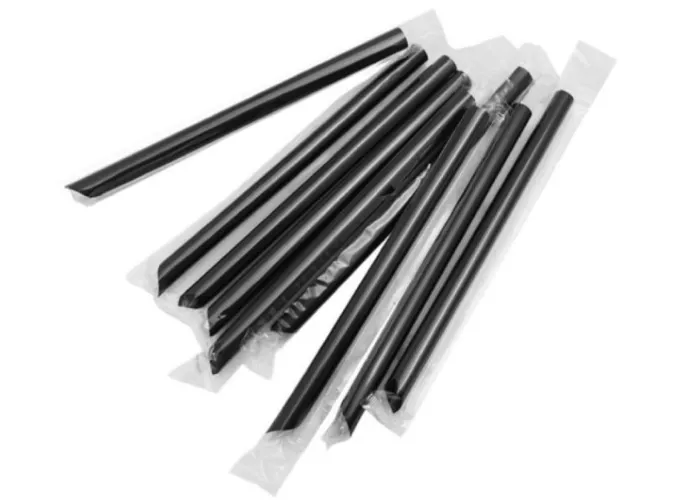 [214]　タピオカストロー 黒 21cm