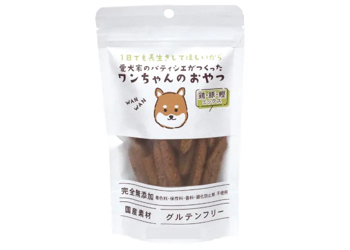 [150]　【ペットフード】ワンちゃんのおやつ　鶏・豚・鰹MIX