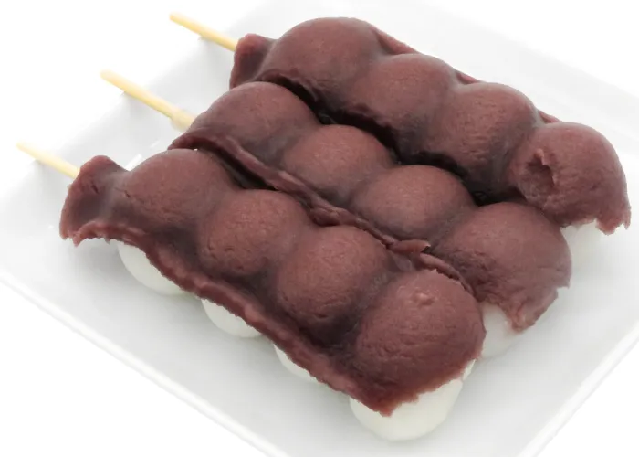 [55]　四串団子タレ付（こしあん）