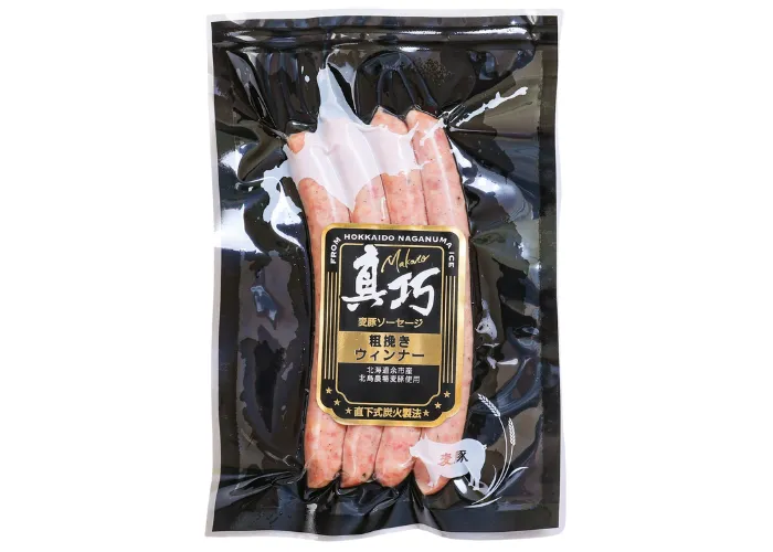 [223]　真巧　麦豚ソーセージ　粗挽きウインナー