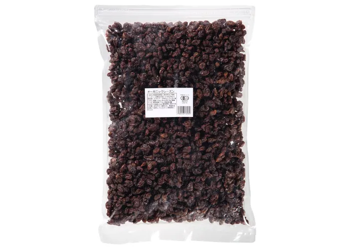 [241]　JAS認証オーガニックトンプソンレーズンお徳用パック1kg