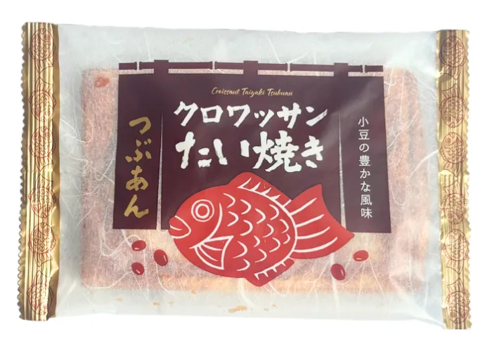 [113]　クロワッサンたいやき粒あん