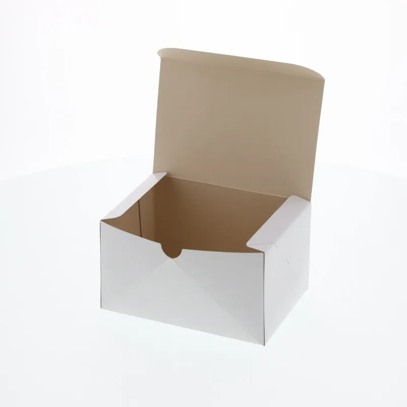 [203]　ケーキ箱 カットケーキ箱 食品箱　洋生　白　Ａ