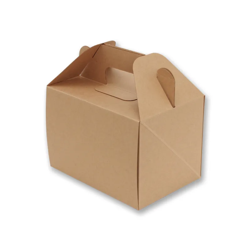 [203]　ケーキ箱 カットケーキ箱 ネオクラフト　キャリーＢＯＸ　Ｓ