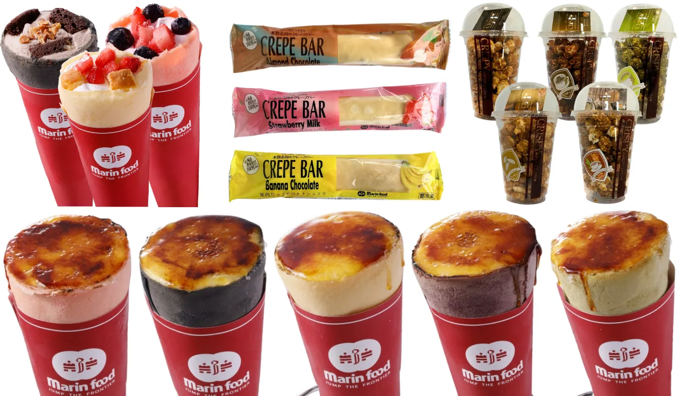 
アイスクレープ・ポップコーン