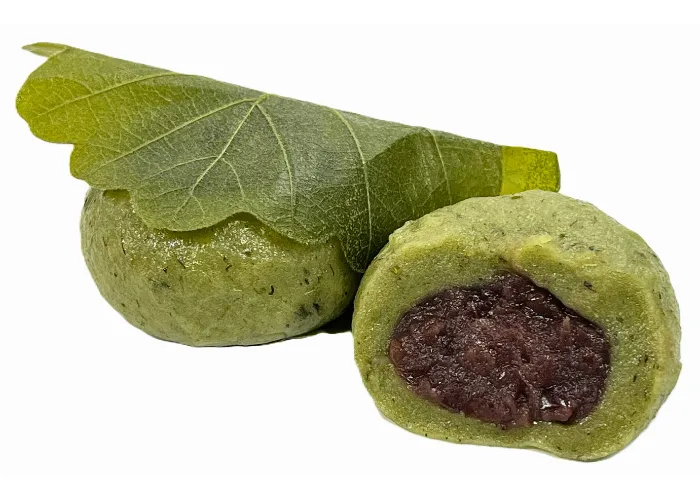 [202]　草柏餅つぶあん60g[限定販売4月～5月]