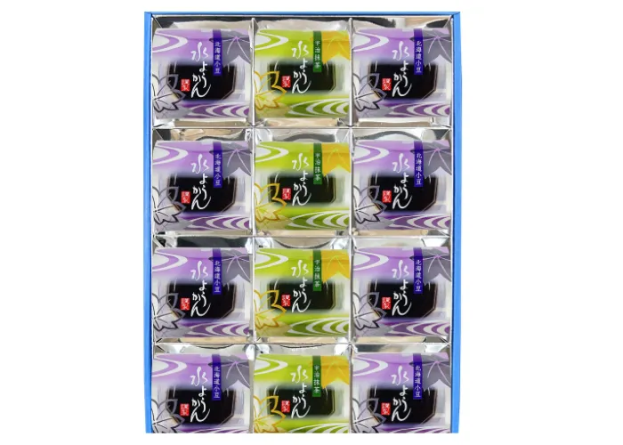 [236]　水ようかん（北海道小豆・宇治抹茶）12個入[限定販売3月～7月]