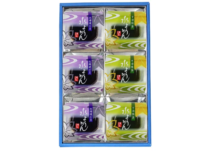 [236]　水ようかん(北海道小豆・宇治抹茶）6個入[限定販売3月～7月]