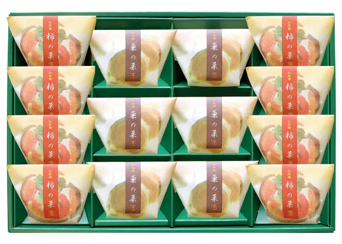 [236]　和菓彩羹（柿の菓・栗の菓）14個入[限定販売8月～12月]