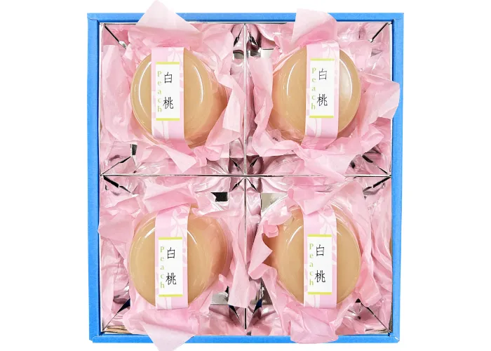 [236]　白桃のジュレ4個入[限定販売3月～7月]