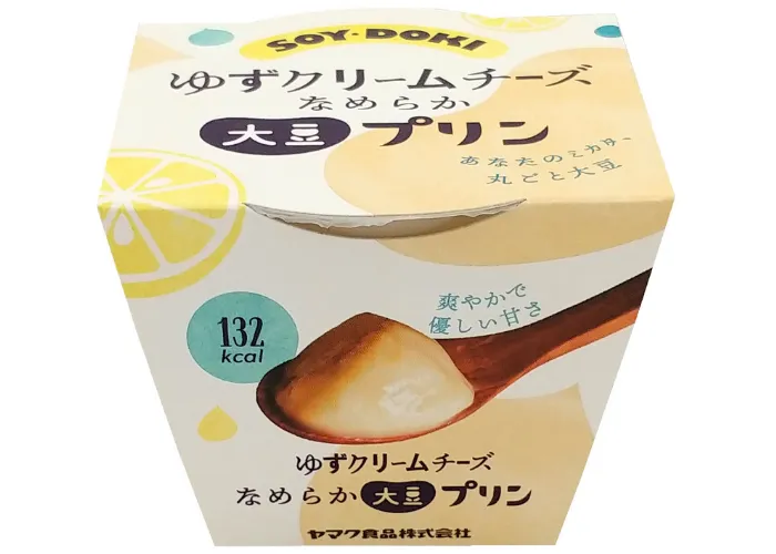 [153]　なめらか大豆プリン　ゆずクリームチーズ