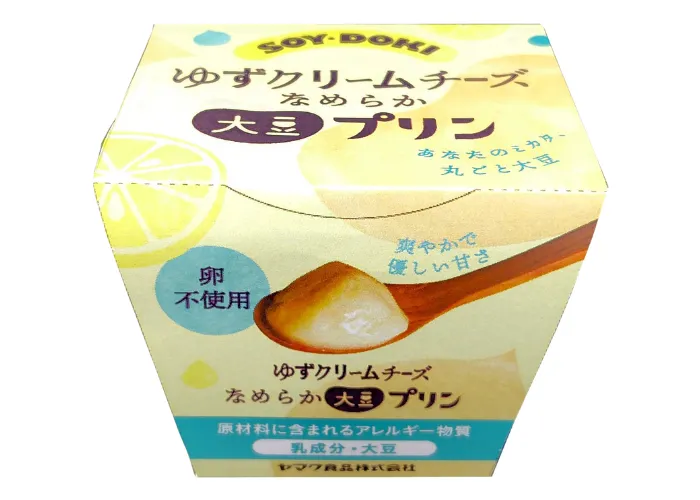 [153]　大豆プリン　ゆずクリームチーズ