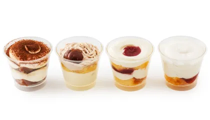 カップ入りデザートケーキ4種